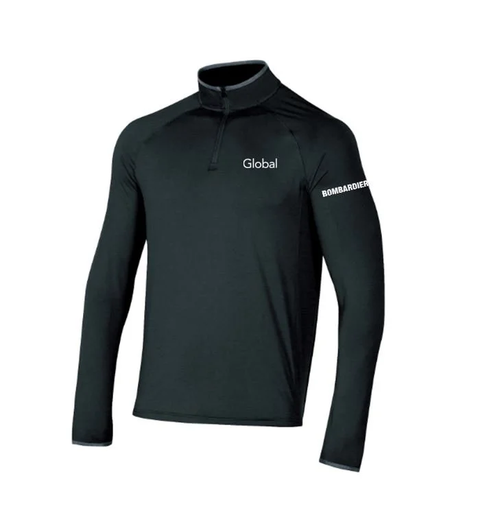 Global T2 Green Under Armour 1/4 Zip — Bombardier Arrivals Store